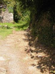 Remains of the incline